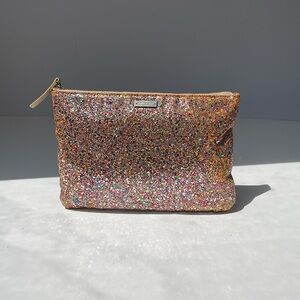 KATE SPADE Yellow Sequin Clutch Bag